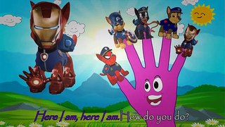 #Peppa Pig PAW Patrol Iron Man English Character Episodes New Finger Family #Nursery Rhymes Lyrics