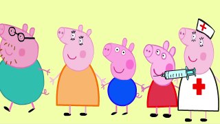 Peppa Pig y George pintado coche de policía en español latino Canciones Infantiles En Espanol