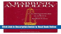 Read A Rabbinic Anthology, Selected and Arranged with Comments and Introductions by C. G.