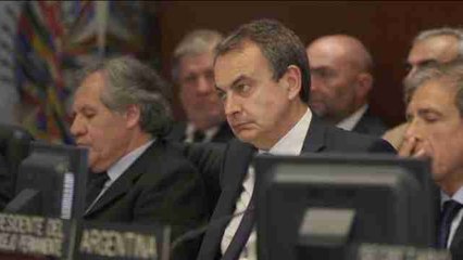 Zapatero insta a la OEA a dar espacio al diálogo en Venezuela