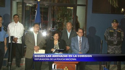 Siguen las amenazas en la comision depuradora de la policia nacional
