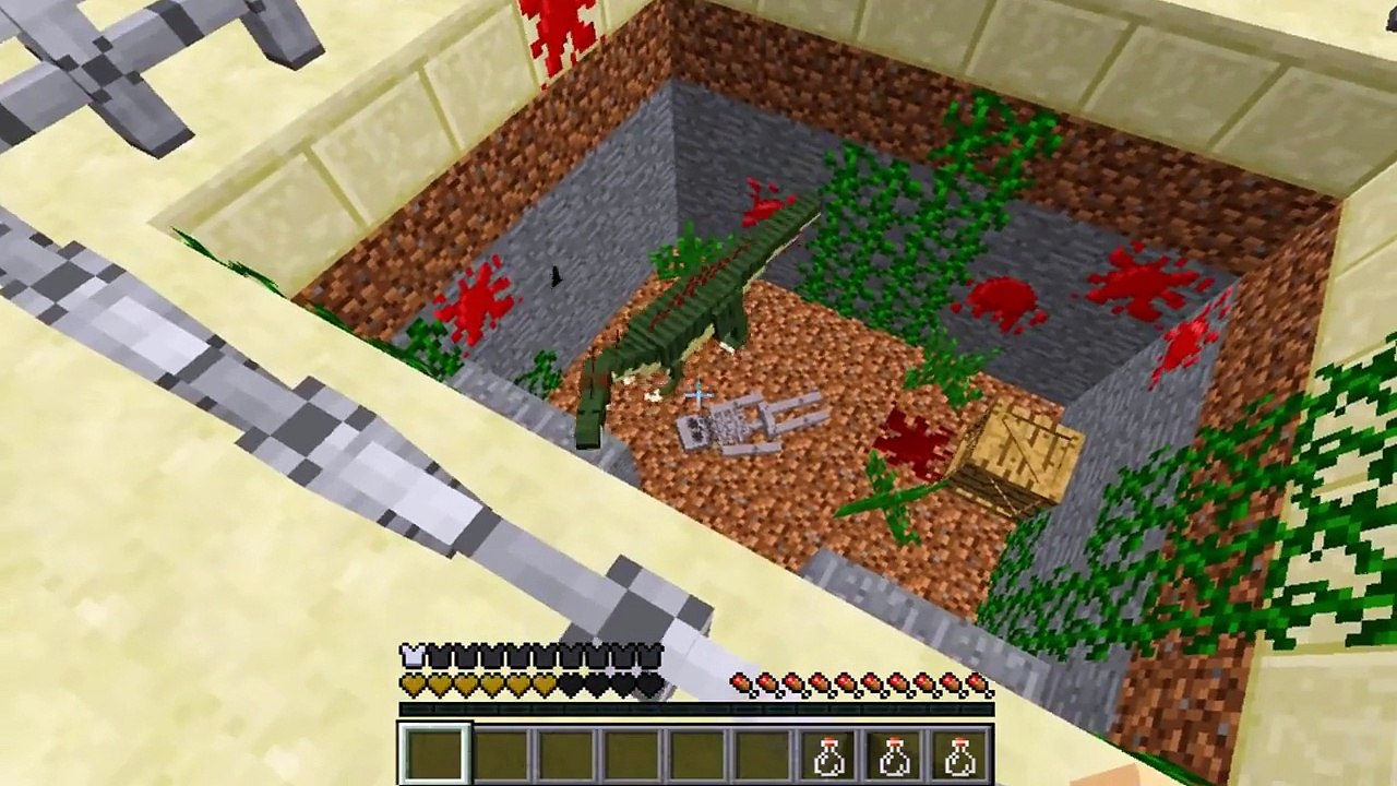 Minecraft   Whos Your Daddy !   BLOWING UP DINOSAURS!