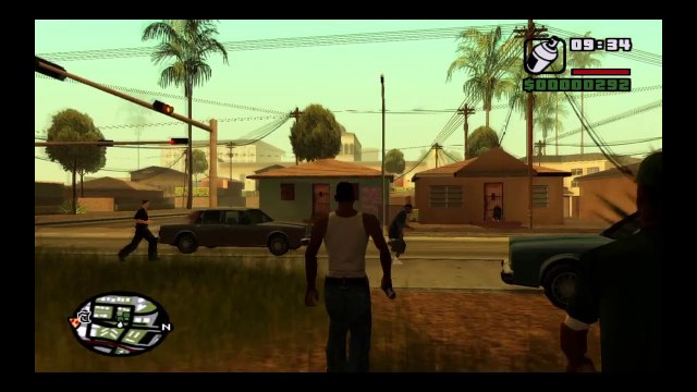 Grand Theft Auto: San Andreas Tagging up Turf