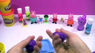 Peppa Pig Español Watching PlayDough Make Ice Cream Stick Play doh Frozen Toys Lego