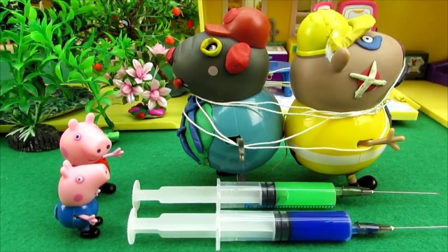 Peppa Pig Свинка Пеппа Одни Дома 4 серия Укол огромным шприцем
