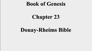 Genesis Chapter 23