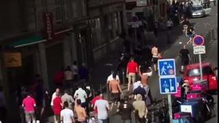 Euro 2016 Russia and England fans Clashes in Marseille