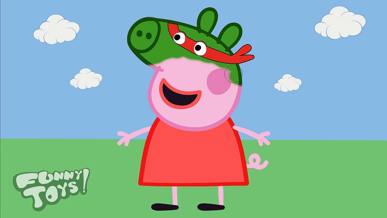 Peppa Pig New Animation Olaf TMNT