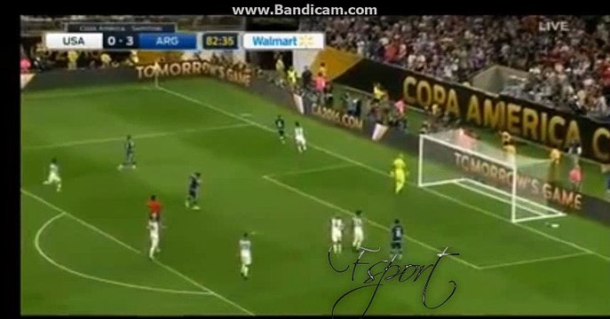 Lionel Messi Super Big Chance HD - USA 0-2 Argentina Copa America Centenario 21.06.2016 HD