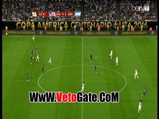 حارس امريكا ينقذ فريقه من هدف رابع امام ميسى