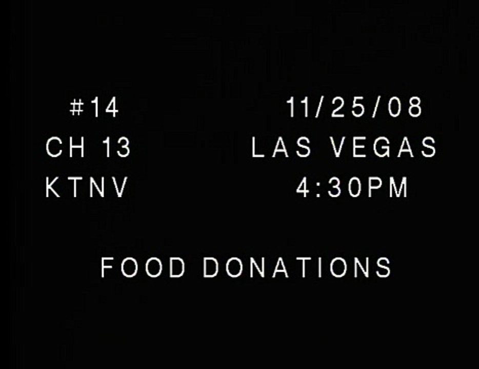 HELP Serves up Turkeys - KTNV Ch 13, Nov 25, 2008 4:30 pm