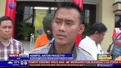 Polrestabes Surabaya Tangkap Pemilik 75 Ribu Butir Pil Koplo