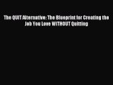 Read Book The QUIT Alternative: The Blueprint for Creating the Job You Love WITHOUT Quitting