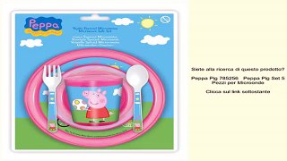 Peppa Pig 785256   Peppa Pig Set 5 Pezzi per Microonde