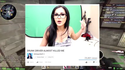 SniperWolf CAR CRASH! Bashurverse vs Leafy, FaZe Rug & Brawadis DoG