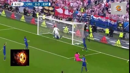 أهداف مباراة كرواتيا وأسبانيا 2-1 يورو 2016
