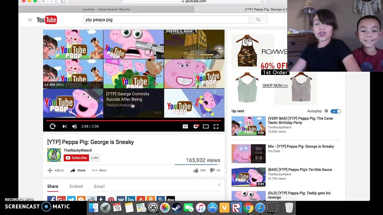 Serena And Isaac react to ytp peppa pig!