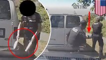 Dashcam footage shows knife-wielding man gunned down by Seattle police officer - TomoNews