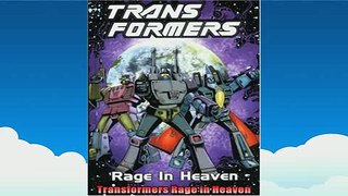 READ book  Transformers Rage in Heaven  FREE BOOOK ONLINE