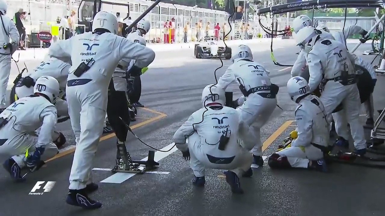 L’arrêt au stand le plus rapide de l’histoire de la Formule 1 en 1,92 seconde!