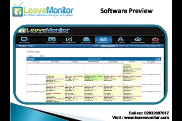 Download Video: Vacation Tracking software, Staff Holiday Tracker, Leave Tracking System