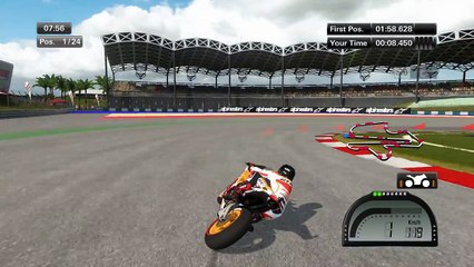 MotoGP14  Ultimate Physics Mod v1.5 (Sepang Practice) - Better Than "Valentino Rossi The Game"