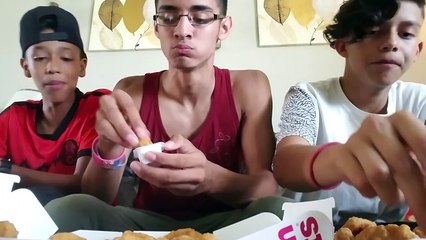 Our First Eating Challenge! (Post Workout Meal) 20 McNuggets