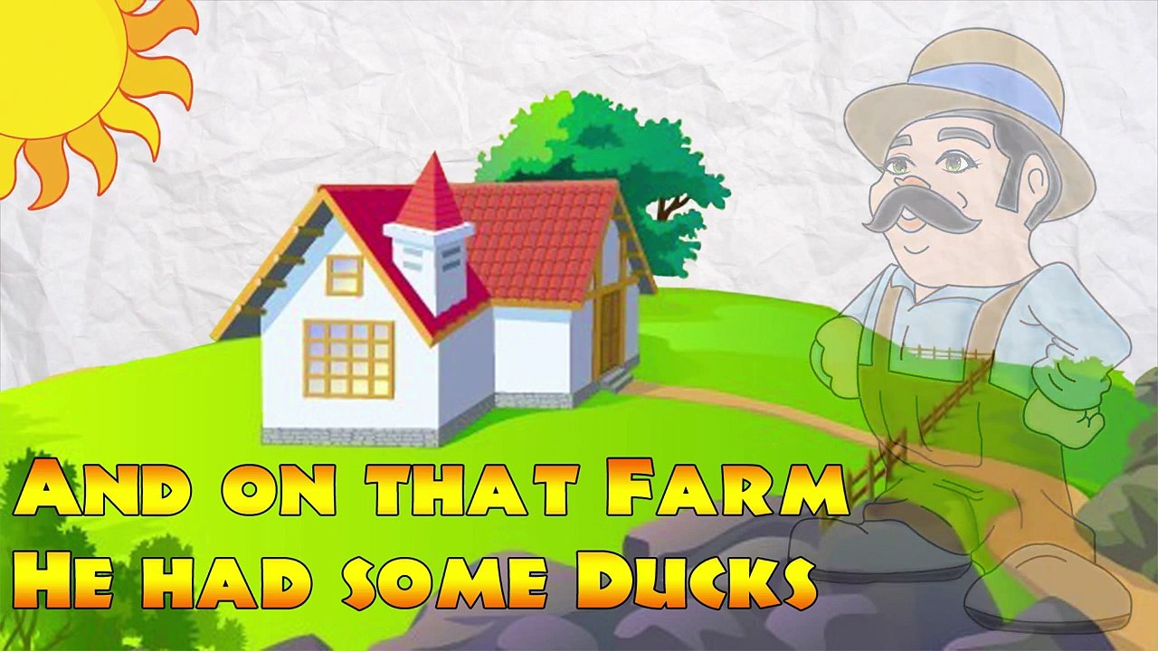 Old MacDonald Had A Farm - Nursery Rhyme