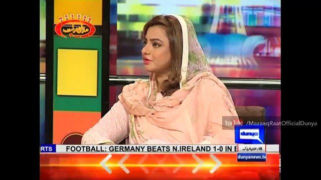 Mazaaq Raat - 21 June 2016 Samina Khawar & Maiza Hameed - مذاق رات