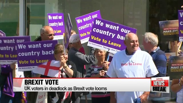 UK voters in deadlock as Brexit vote looms