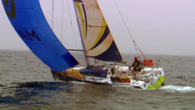 Solitaire Bompard Le Figaro - Skipper Macif 2014 et Armorlux dans la boucaille.