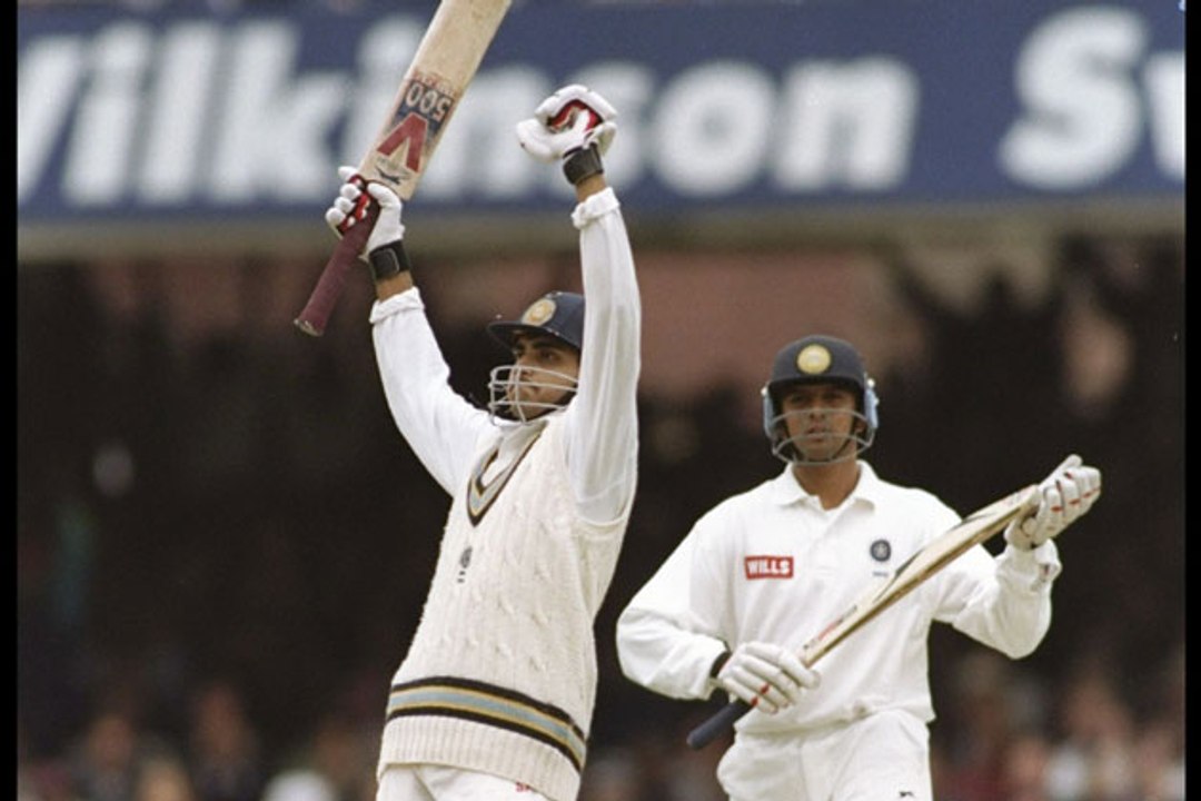 Sourav Ganguly 131 on debut vs England 1996