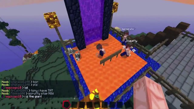 Minecraft Trolling! Episode 44 - Fake Sky + Herobrine Rage