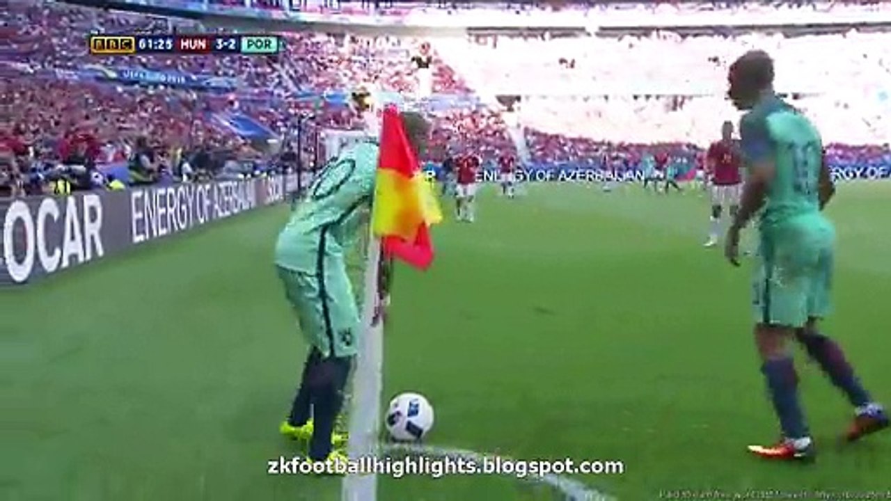 Ronaldo Incredible GOAAAAL - Hungary3-3 Portugals