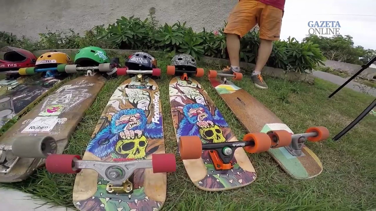 Youtuber ensina como praticar Skate Downhill