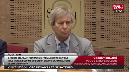 Bolloré sur Canal+ : "Il y a eu 0 plan social. Nous avons changé 21 dirigeants. Dans des conditions financières extraordinairement agréables pour les différentes personnes"