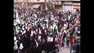 فري برس   حمص مظاهرة حي الخالدية الشعب يريد اعدام الرئيس 29 11 2011