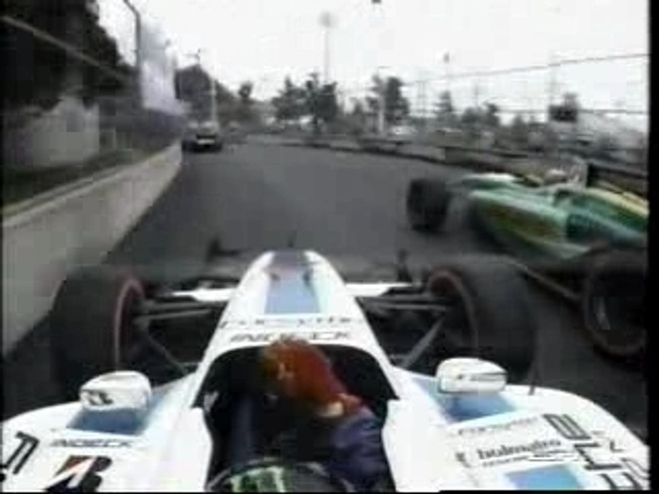 Multi race car crash