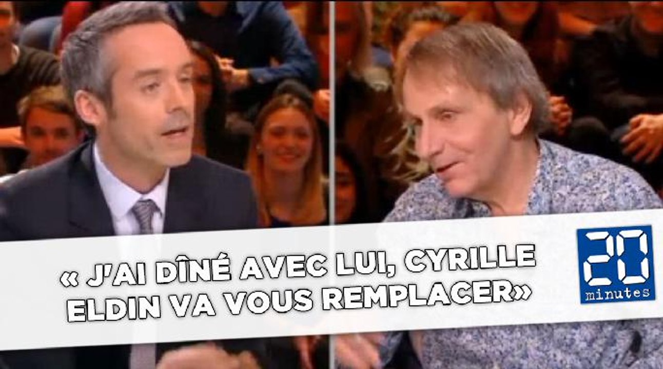 Houellebecq à Yann Barthes : « J'ai dîné avec Cyrille Eldin, il va vous remplacer»