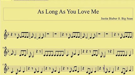 Clarinet  Cover  of  Justin Bieber's As Long As You Love Me