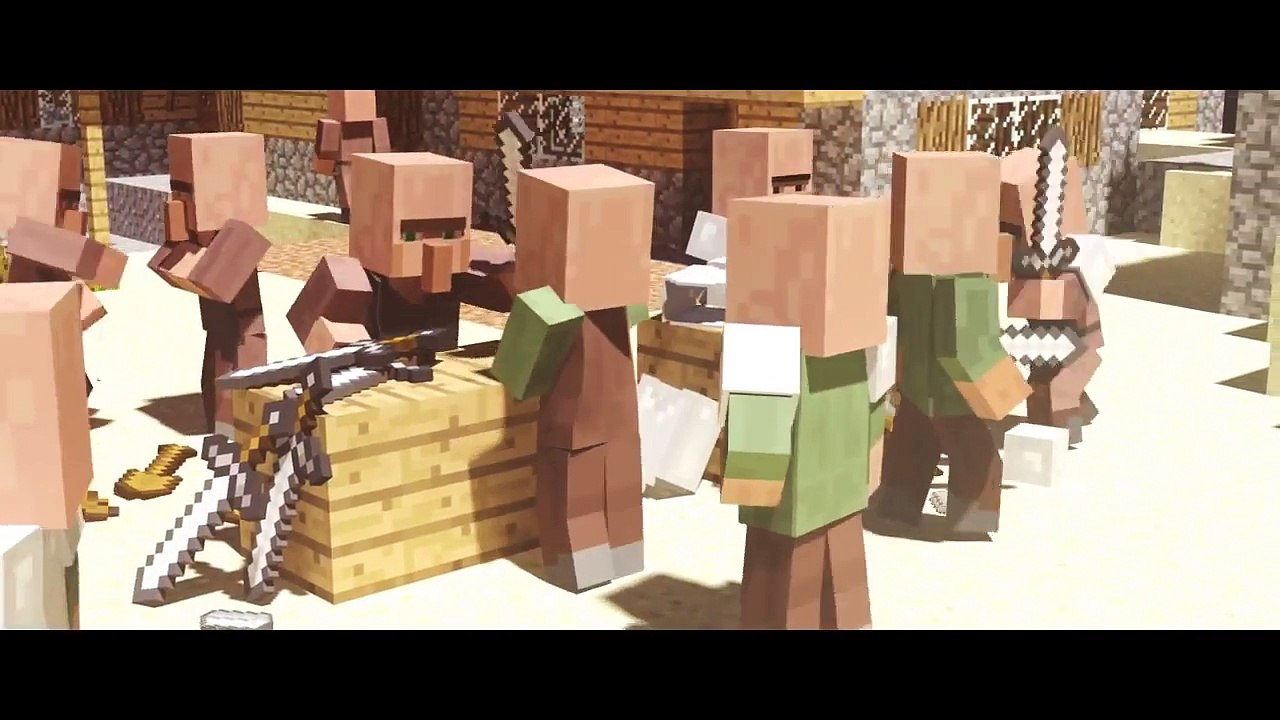 Minecraft parody dragon