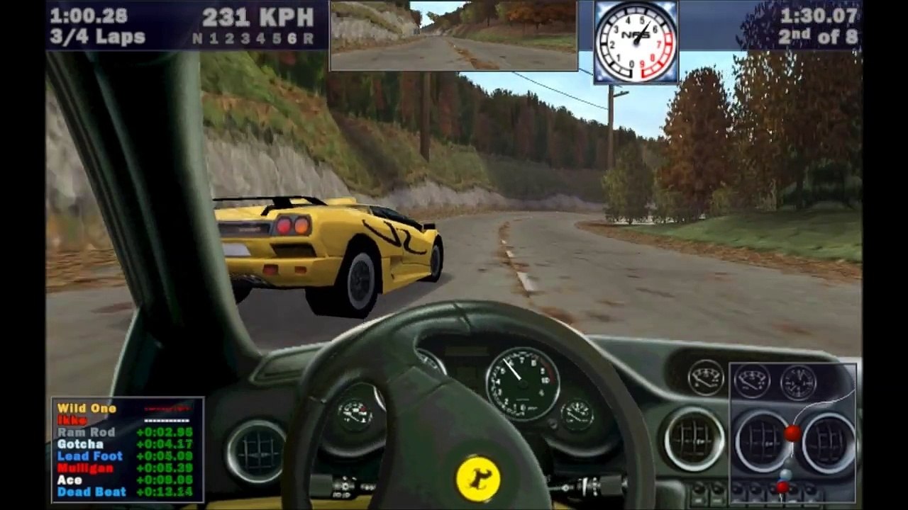 NFS III Hot Pursuit Gameplay - Expert Race 02 - Hometown