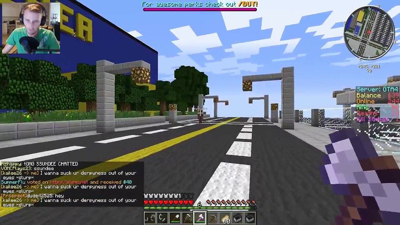 Minecraft Grand Theft Auto Mod 5   ROADBLOCK OP GTA 5