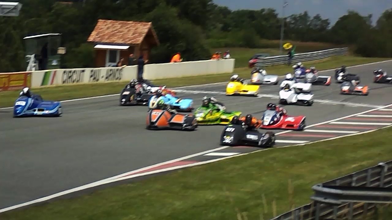 Side Car Promo Départ Course 2 Circuit Pau Arnos 18/19 juin 2016
