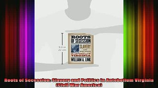 READ book  Roots of Secession Slavery and Politics in Antebellum Virginia Civil War America Full EBook