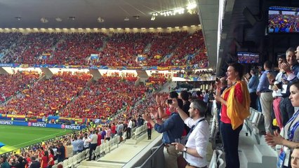 Le match Croatie Espagne à Bordeaux