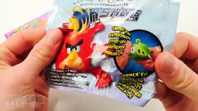 SURPRISE TOYS w- Angry Birds Bag, Spiderman Surprise Egg, Shopkins New Toys! Video for Kids