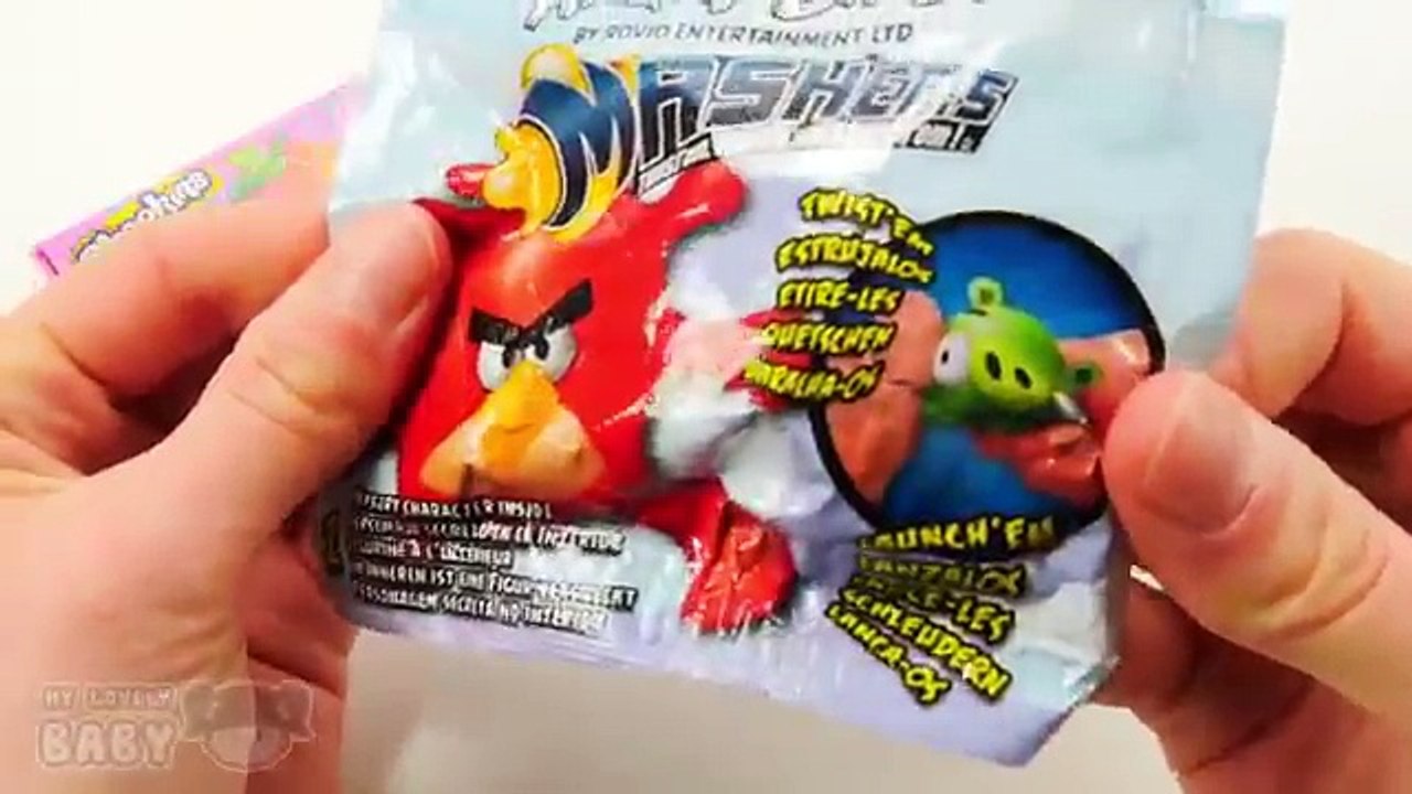 SURPRISE TOYS w- Angry Birds Bag, Spiderman Surprise Egg, Shopkins New Toys! Video for Kids