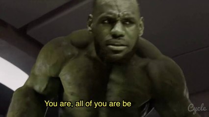 LeBron James en mode Hulk détruit Stephen Curry