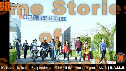 Few words by Nawaz Wani for Geeta Engineering College